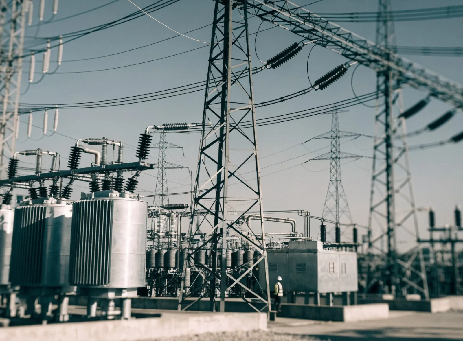 Poste électrique haute tension